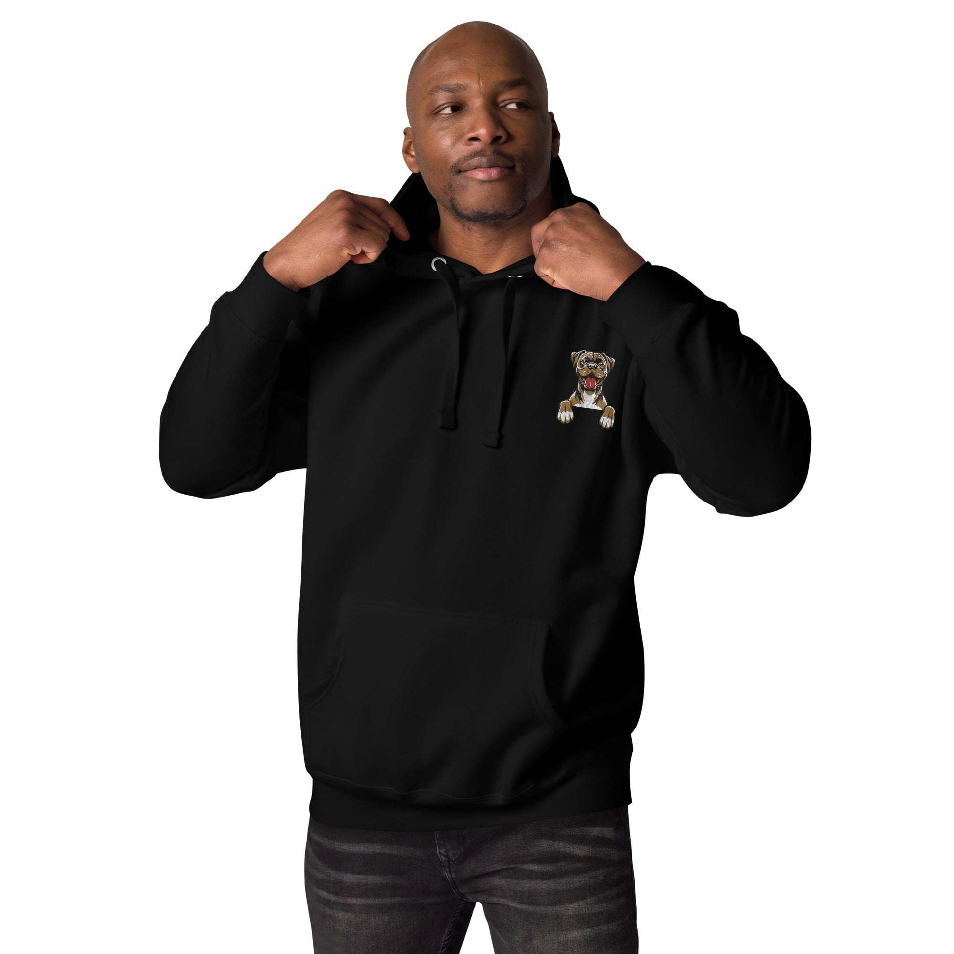 Boxer Puppies Hoodie - Premium Unisex Streetwear Black