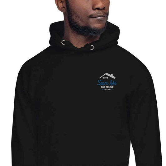 NON-Profit SaveMe Rescue Dog Embroidery Premium Unisex Hoodie