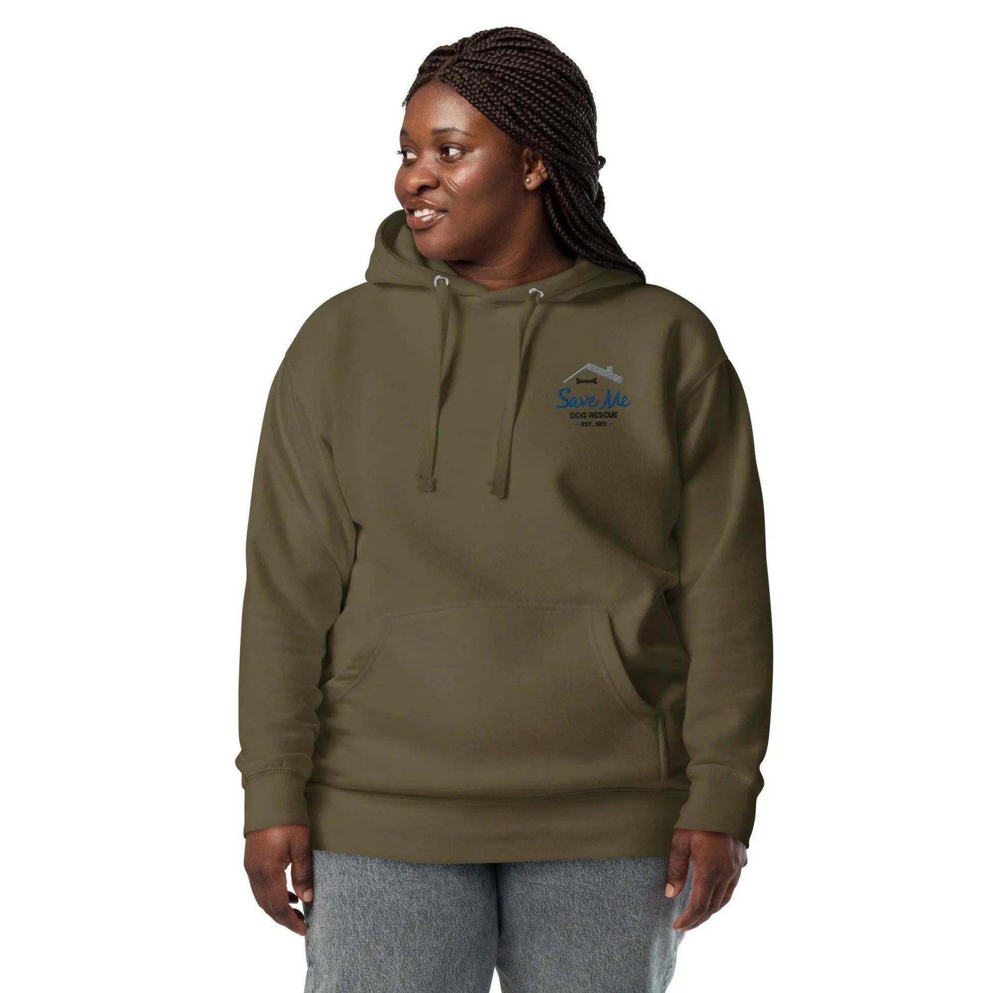 savemedogrescue NON-Profit Rescue Unisex Premium Hoodie