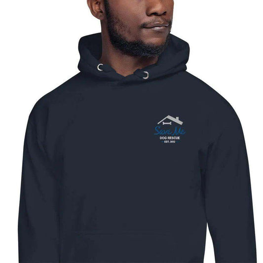 NON-Profit SaveMe Rescue Dog Embroidery Premium Unisex Hoodie