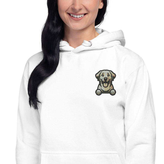 Labrador Dog Embroidery Premium Unisex Hoodie