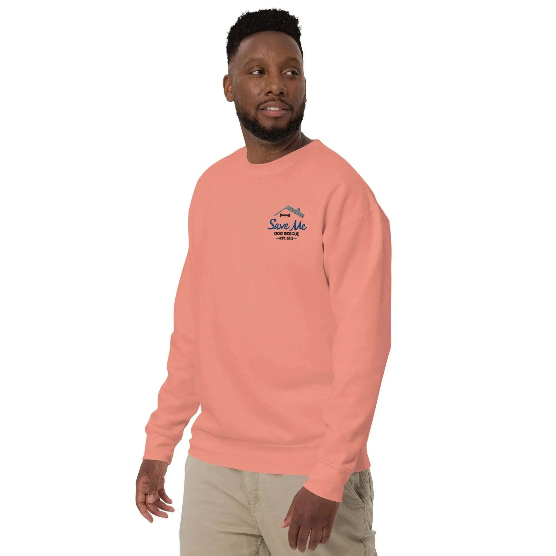 SaveMeDogRescue Unisex Premium Sweatshirt - Pawlogo