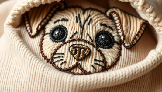 The Art of Complex Embroidery in Pawlogo Products: Crafting Unique Pet Apparel