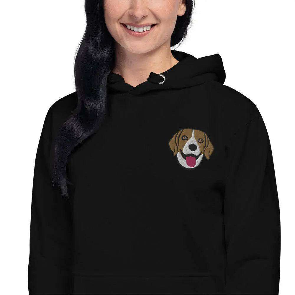 Beagle Premium Blend Heavy Unisex Hoodie - Pawlogo
