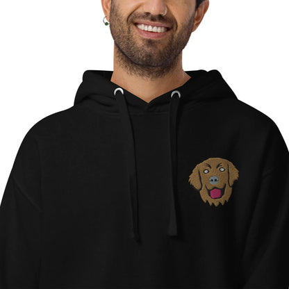 Golden Retriever Premium Blend Heavy Unisex Hoodie.