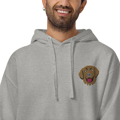 Golden Retriever Premium Blend Heavy Unisex Hoodie.