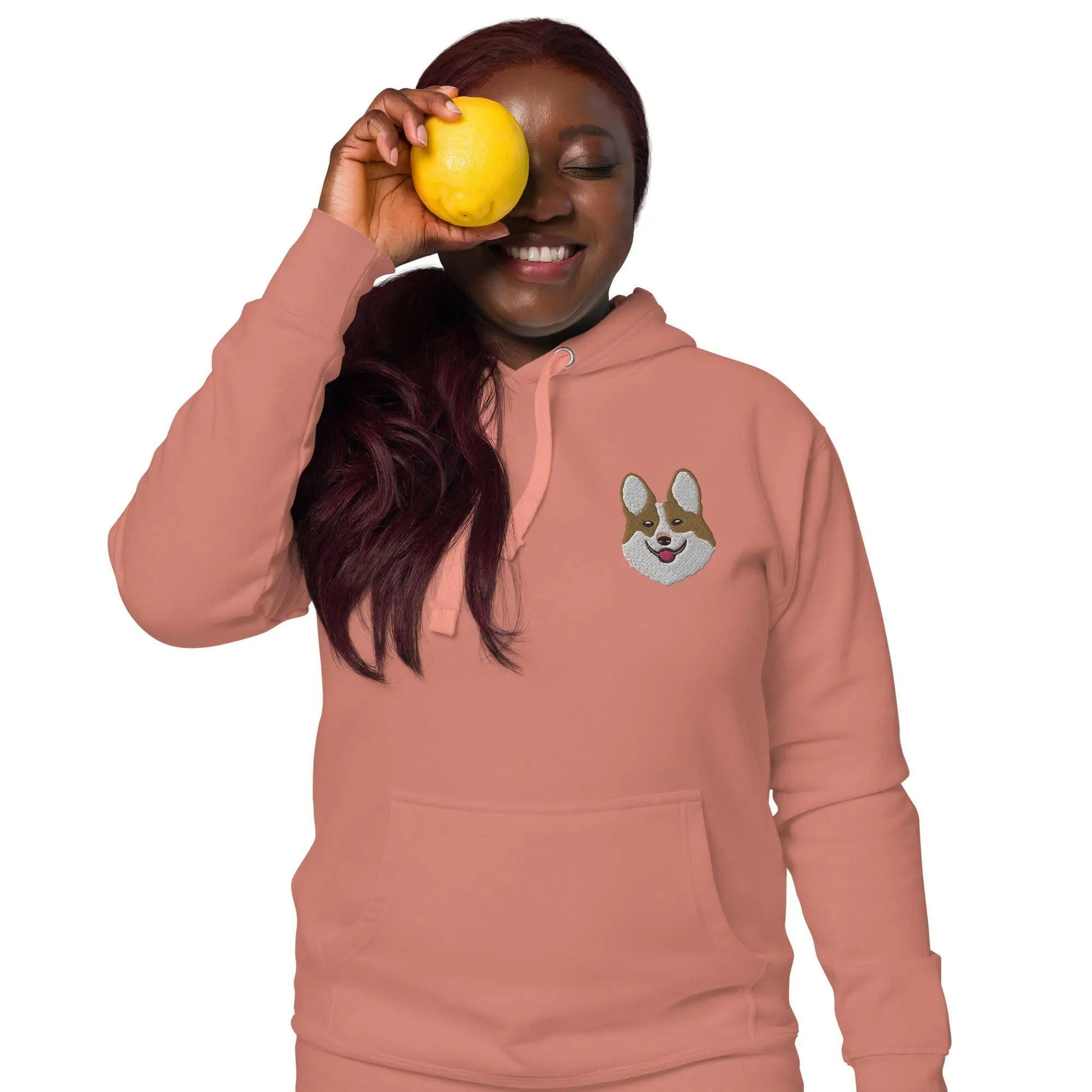 Corgi Premium Blend Heavy Unisex Hoodie.