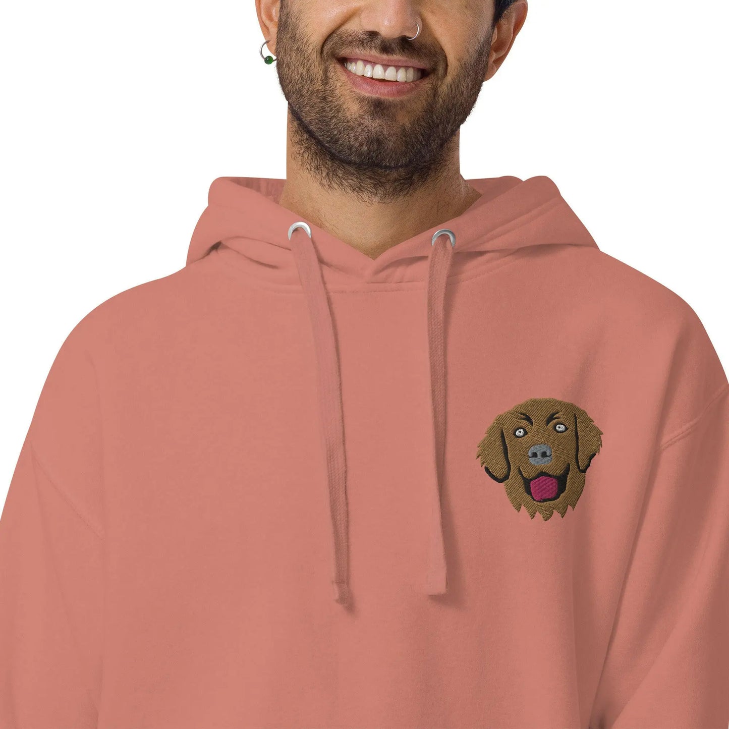 Golden Retriever Premium Blend Heavy Unisex Hoodie.