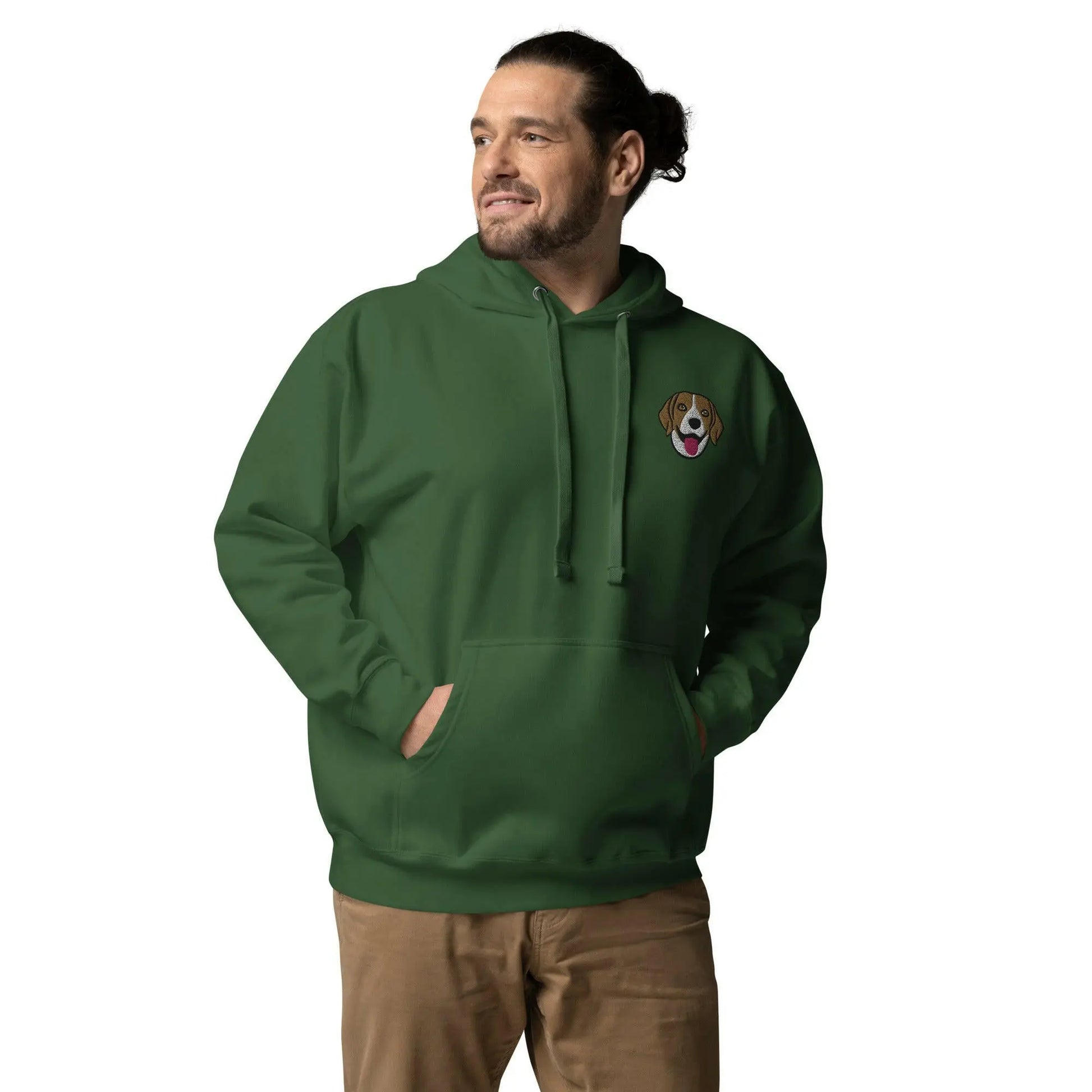 Beagle Premium Blend Heavy Unisex Hoodie.