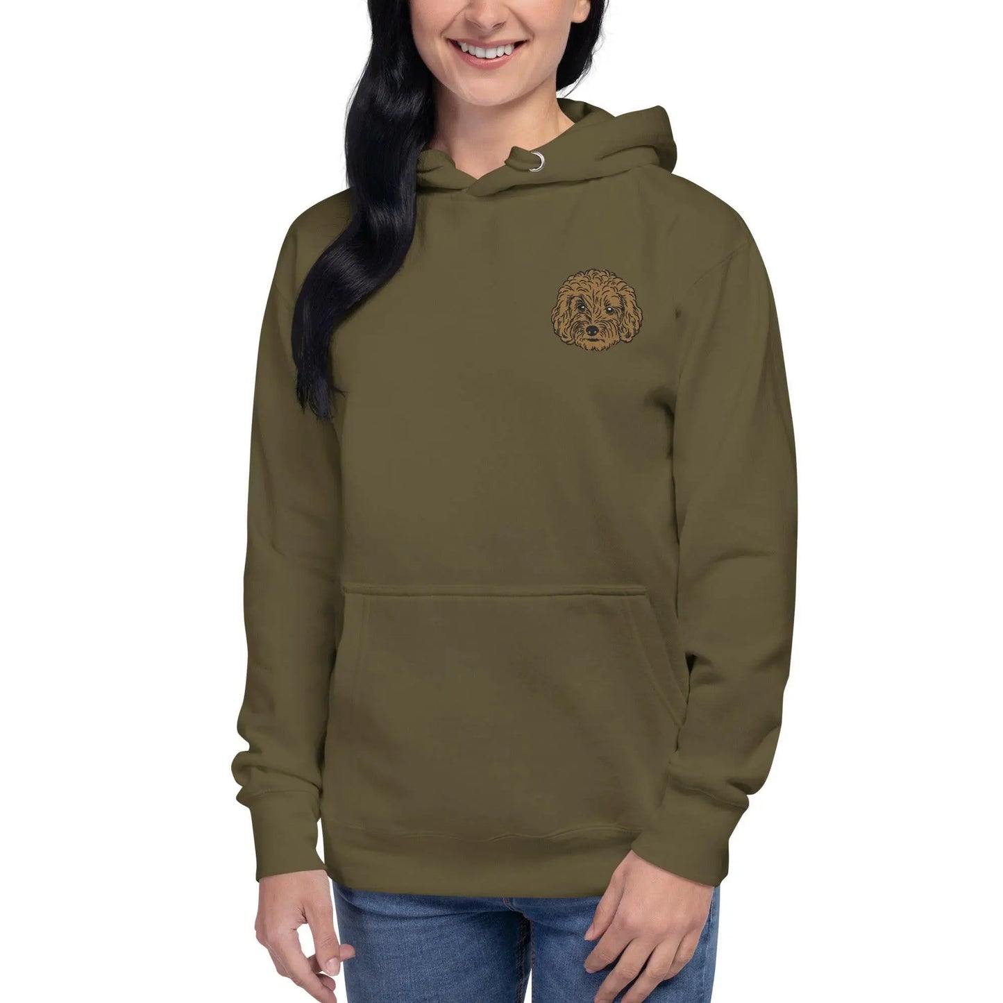 Poodle Premium Blend Heavy Unisex Hoodie.