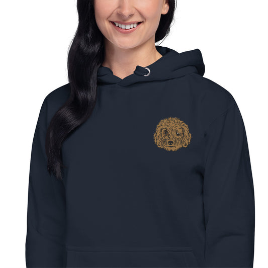 Poodle Premium Blend Heavy Unisex Hoodie.