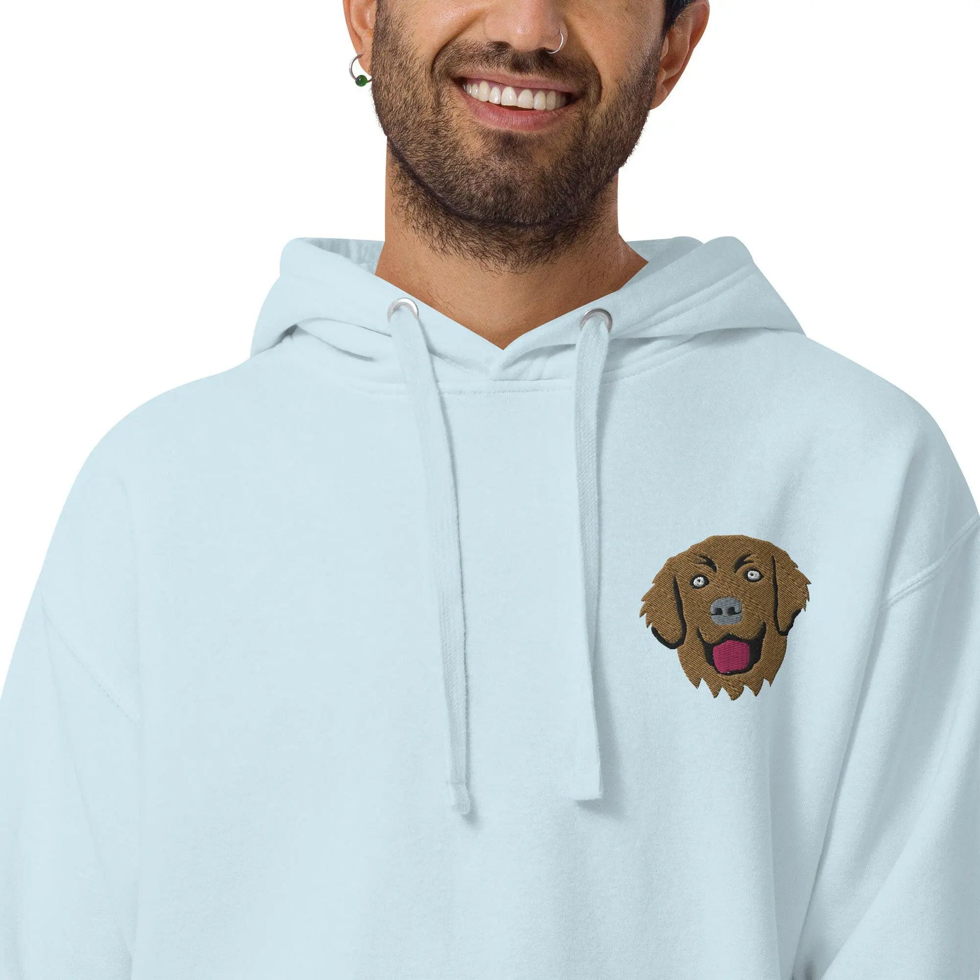 Golden Retriever Premium Blend Heavy Unisex Hoodie.