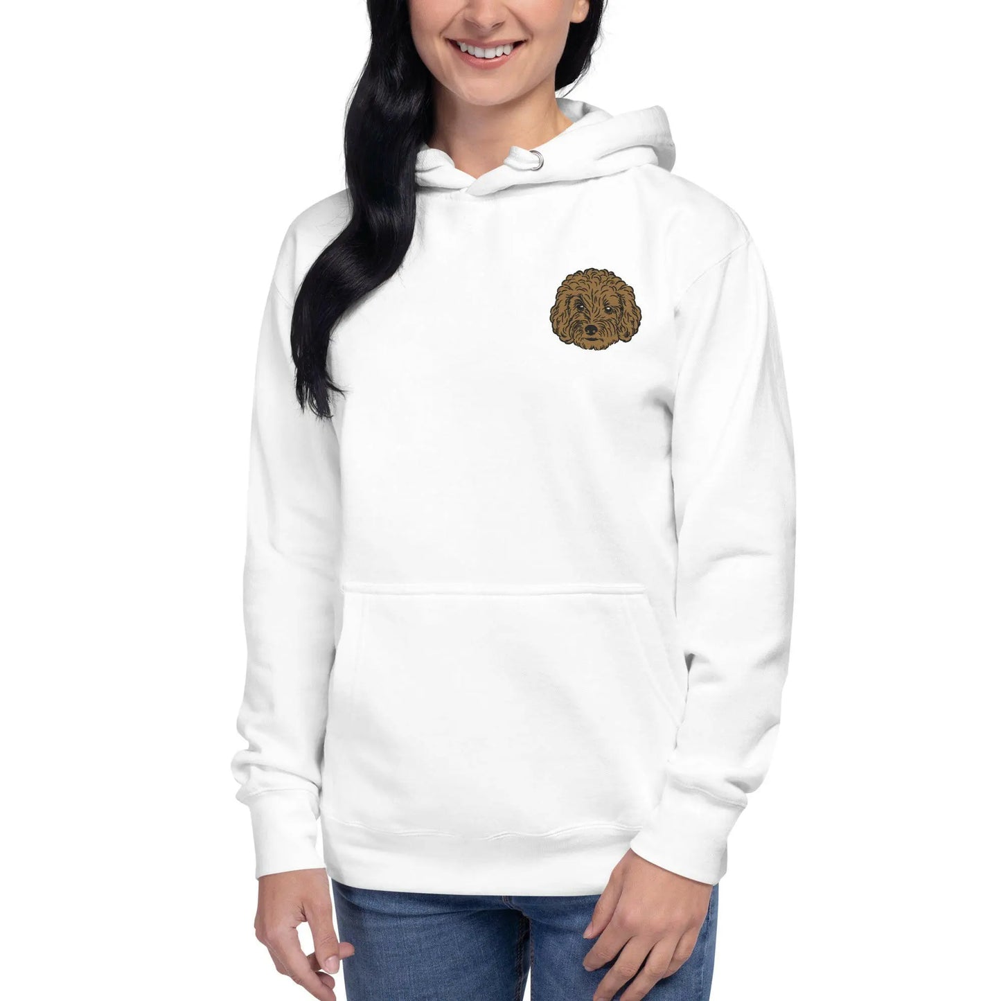 Poodle Premium Blend Heavy Unisex Hoodie.