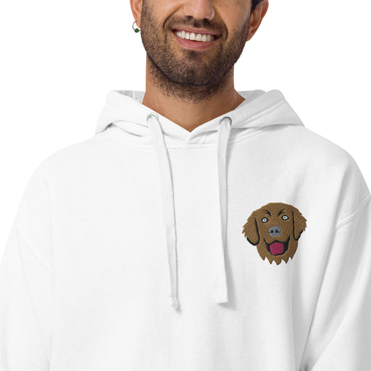 Golden Retriever Premium Blend Heavy Unisex Hoodie.