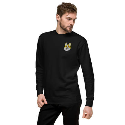 Corgi Smile Unisex Premium Sweatshirt.