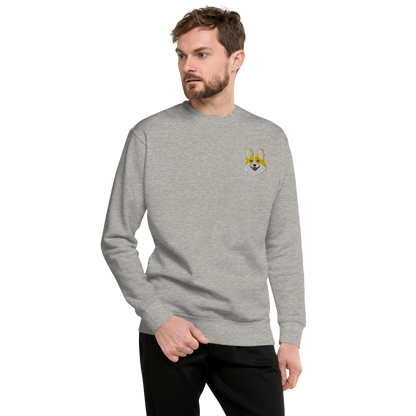 Corgi Smile Unisex Premium Sweatshirt.