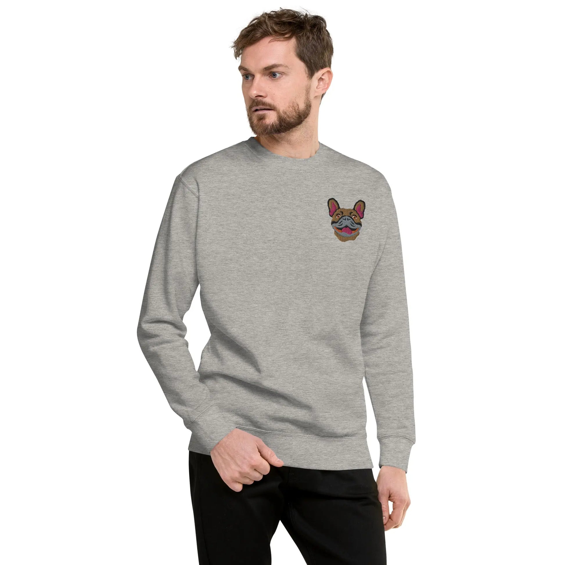 French Bulldog Unisex Premium Sweatshirt.