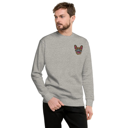 French Bulldog Unisex Premium Sweatshirt.