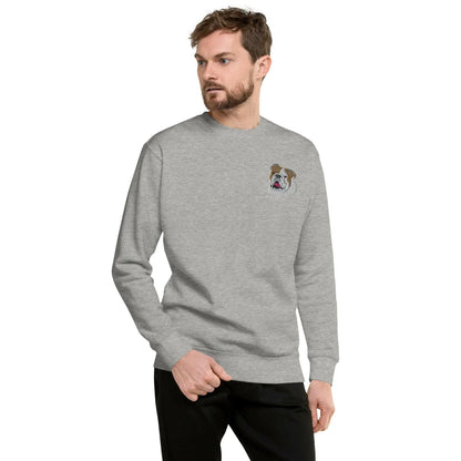 English Bulldog Unisex Premium Sweatshirt.