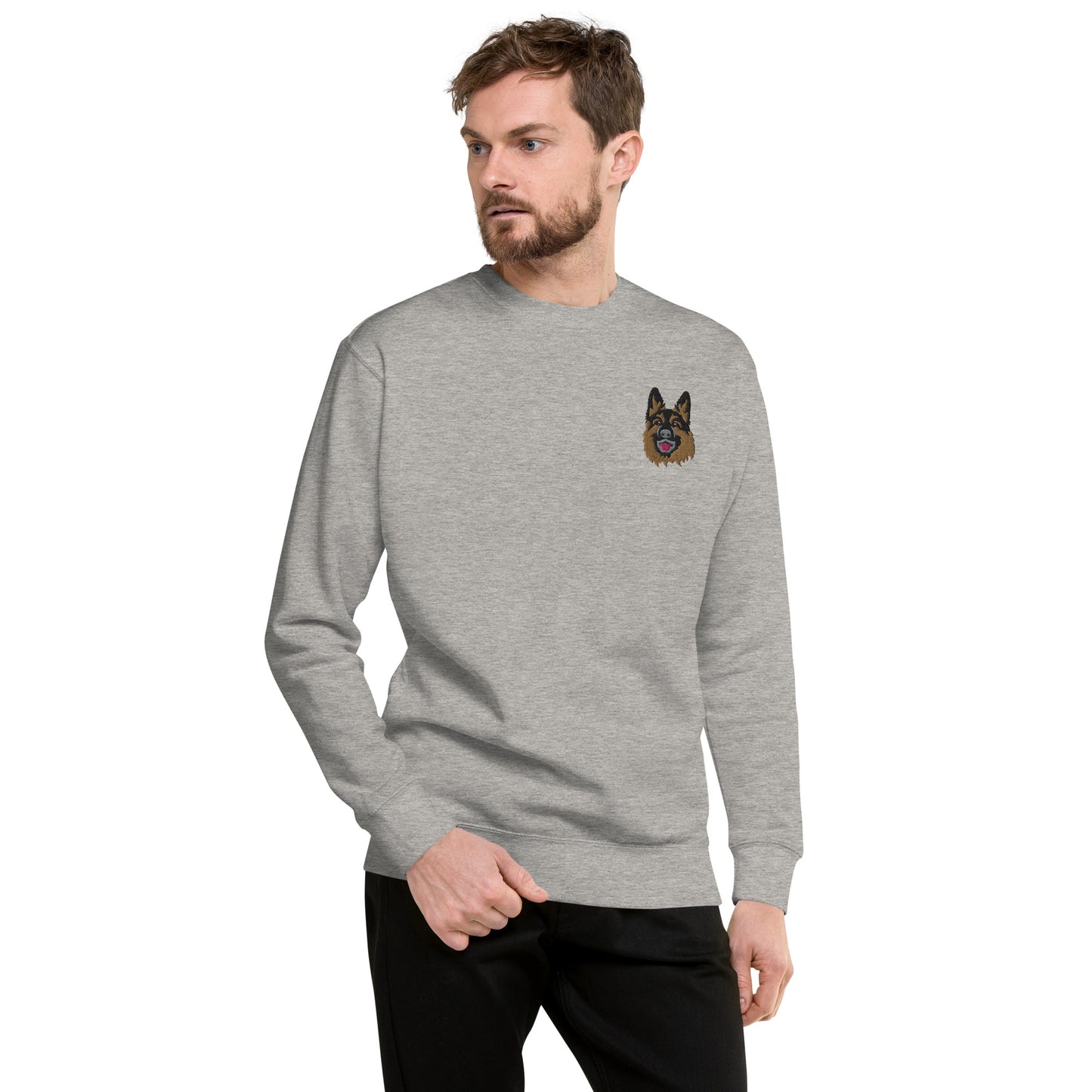 German Shepherd Unisex Premium Sweatshirt.