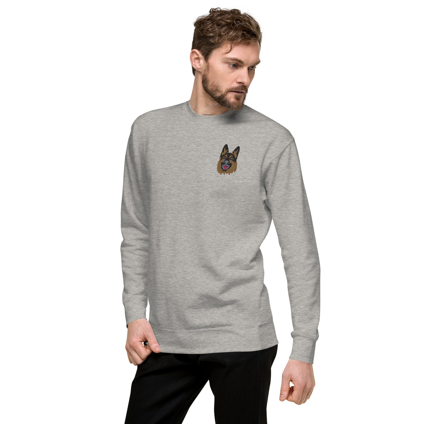 German Shepherd Unisex Premium Sweatshirt.