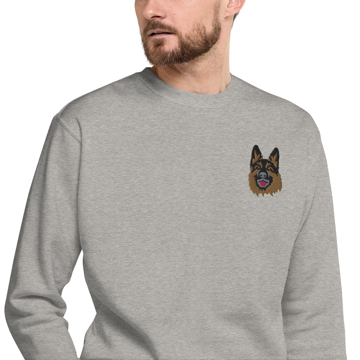 German Shepherd Unisex Premium Sweatshirt.