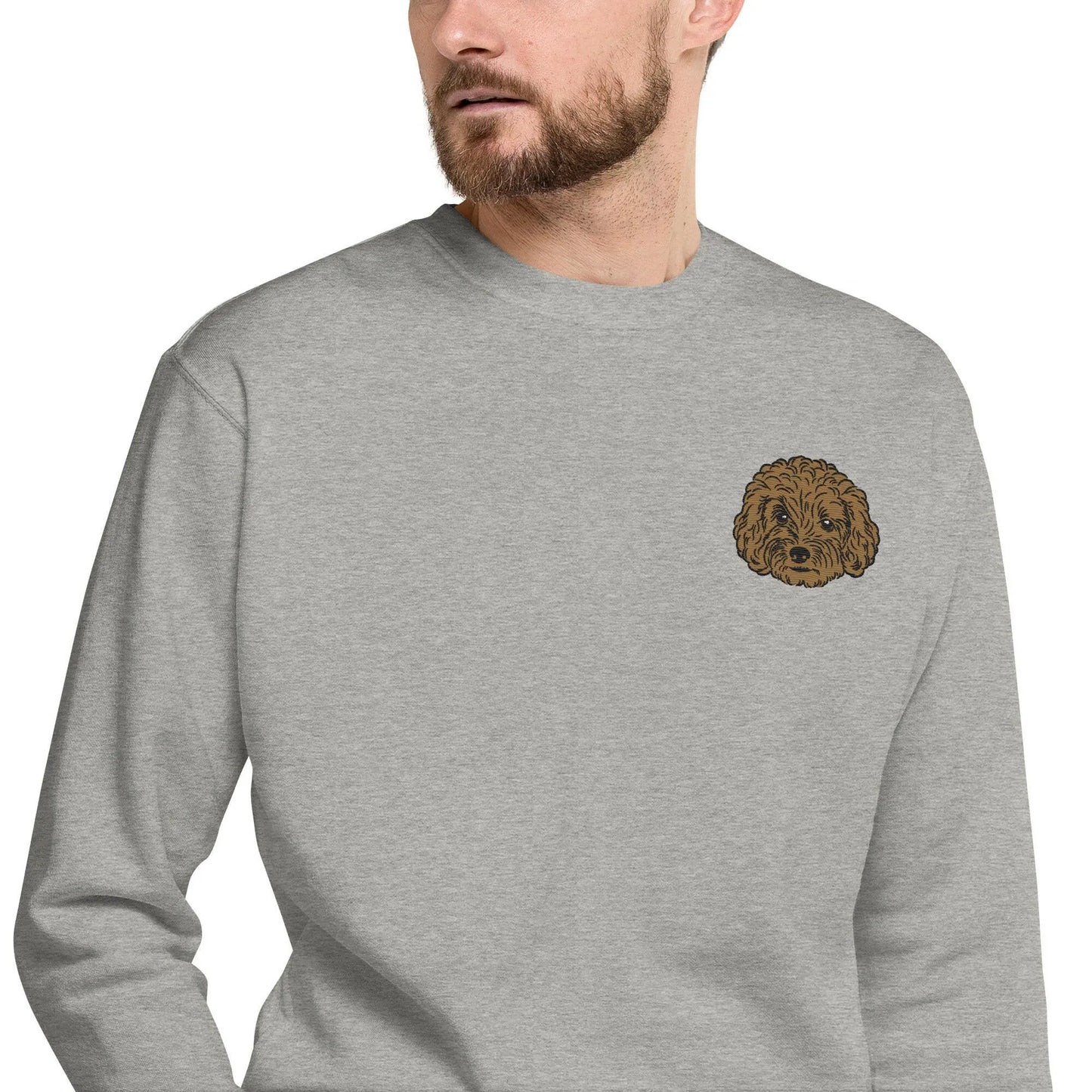 Poodle Unisex Premium Sweatshirt.