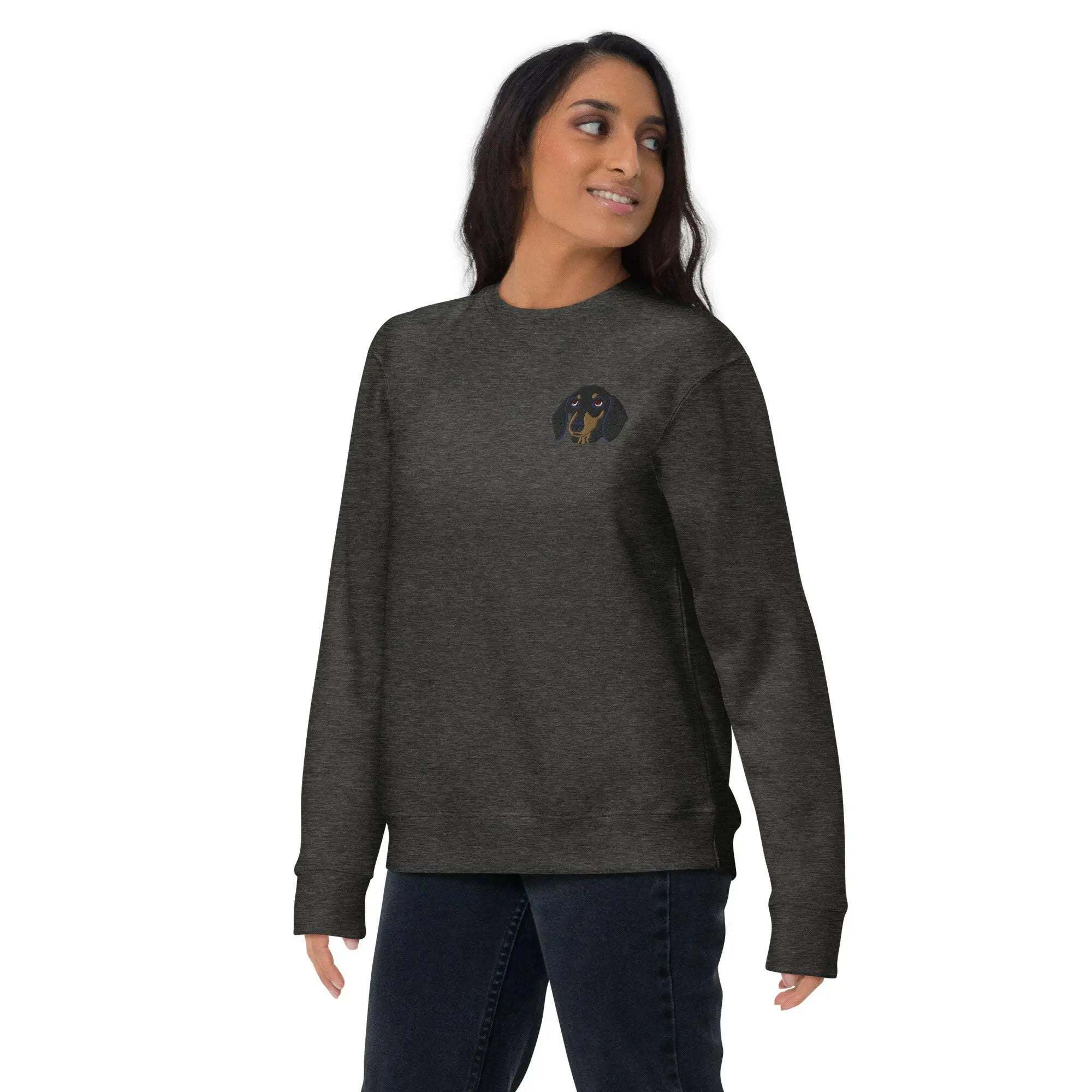 Dachshund Unisex Premium Sweatshirt - Pawlogo