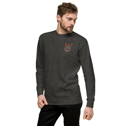 French Bulldog Unisex Premium Sweatshirt.