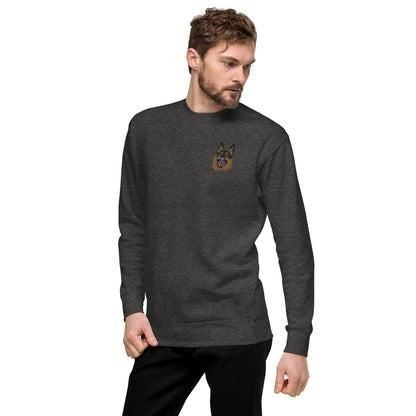 German Shepherd Unisex Premium Sweatshirt.