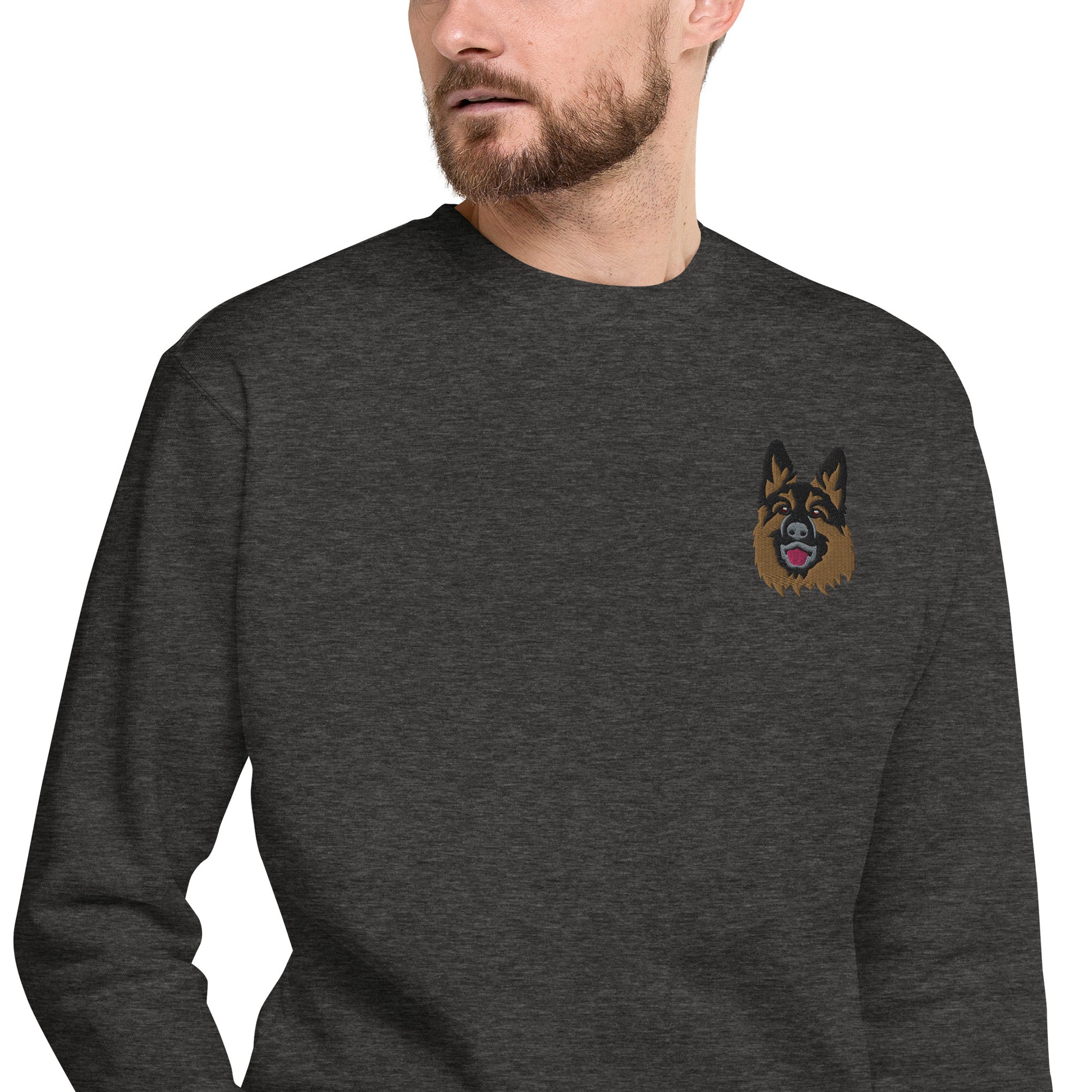 German Shepherd Unisex Premium Sweatshirt.