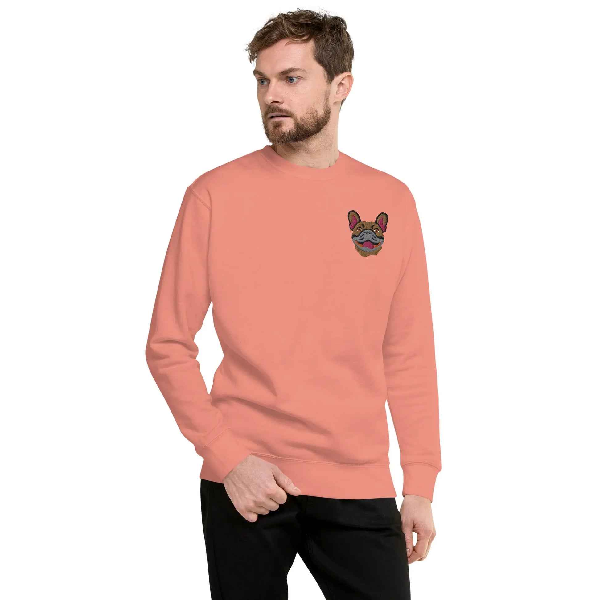 French Bulldog Unisex Premium Sweatshirt.