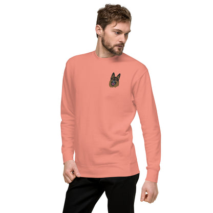 German Shepherd Unisex Premium Sweatshirt.