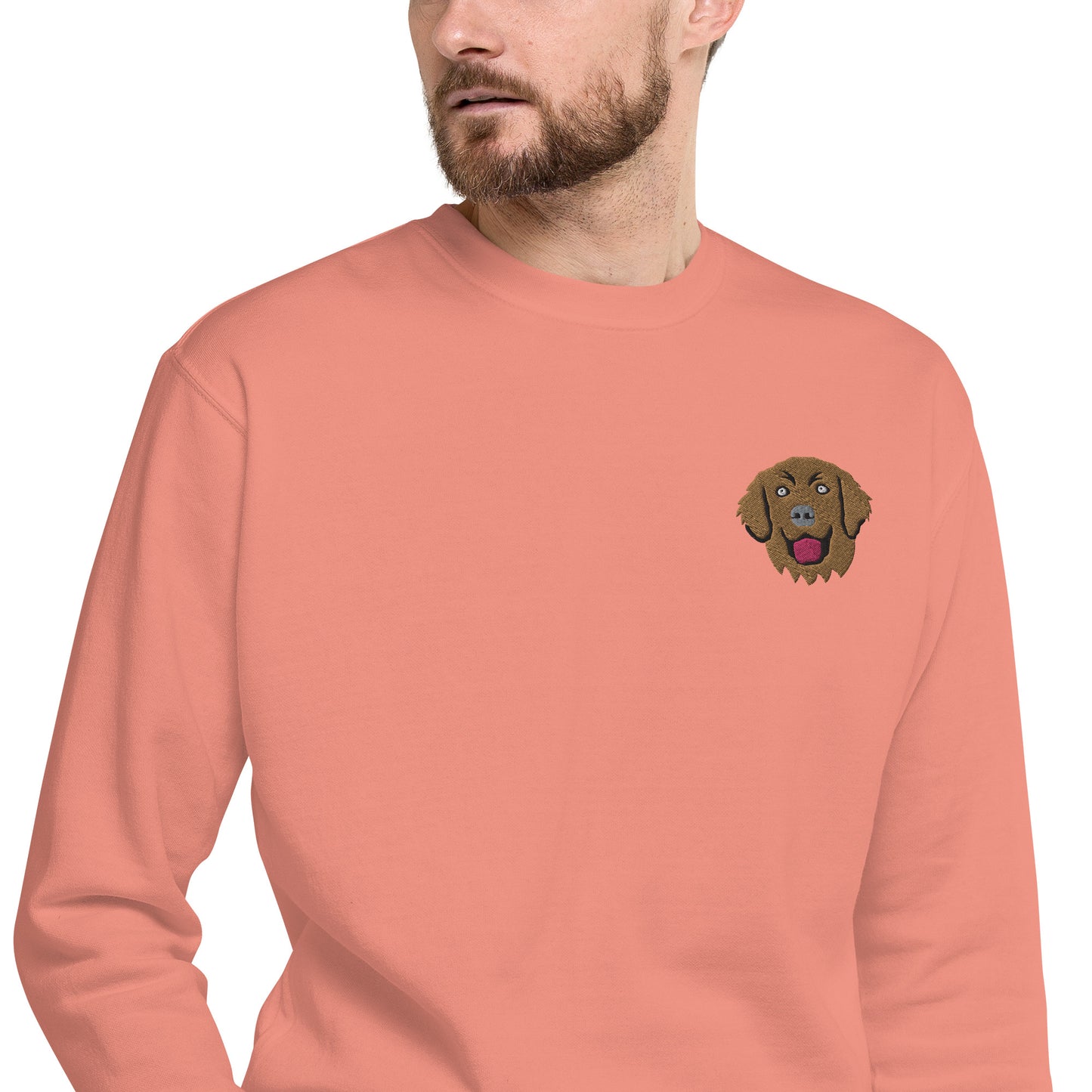 Golden Retriever Unisex Premium Sweatshirt.