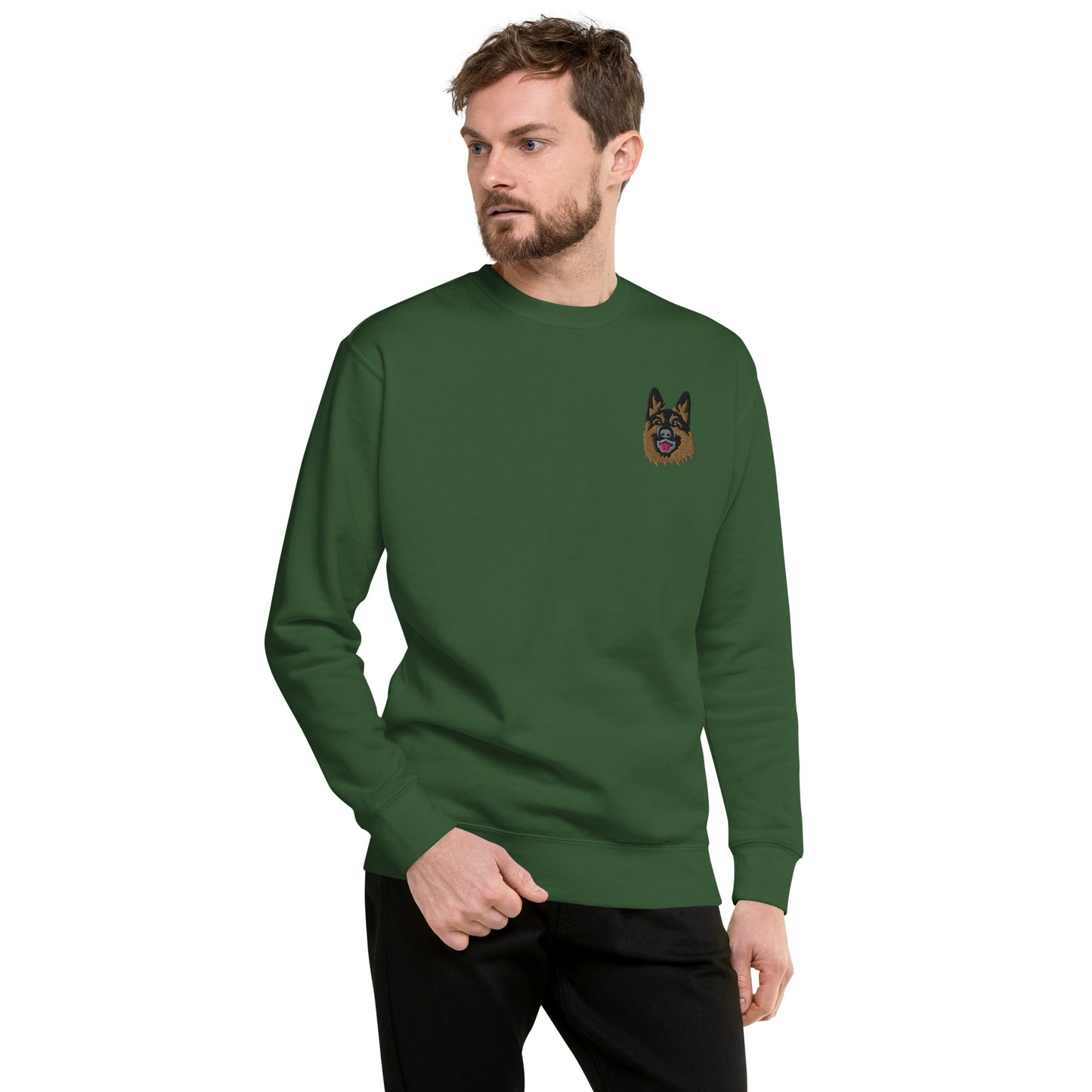 German Shepherd Unisex Premium Sweatshirt.