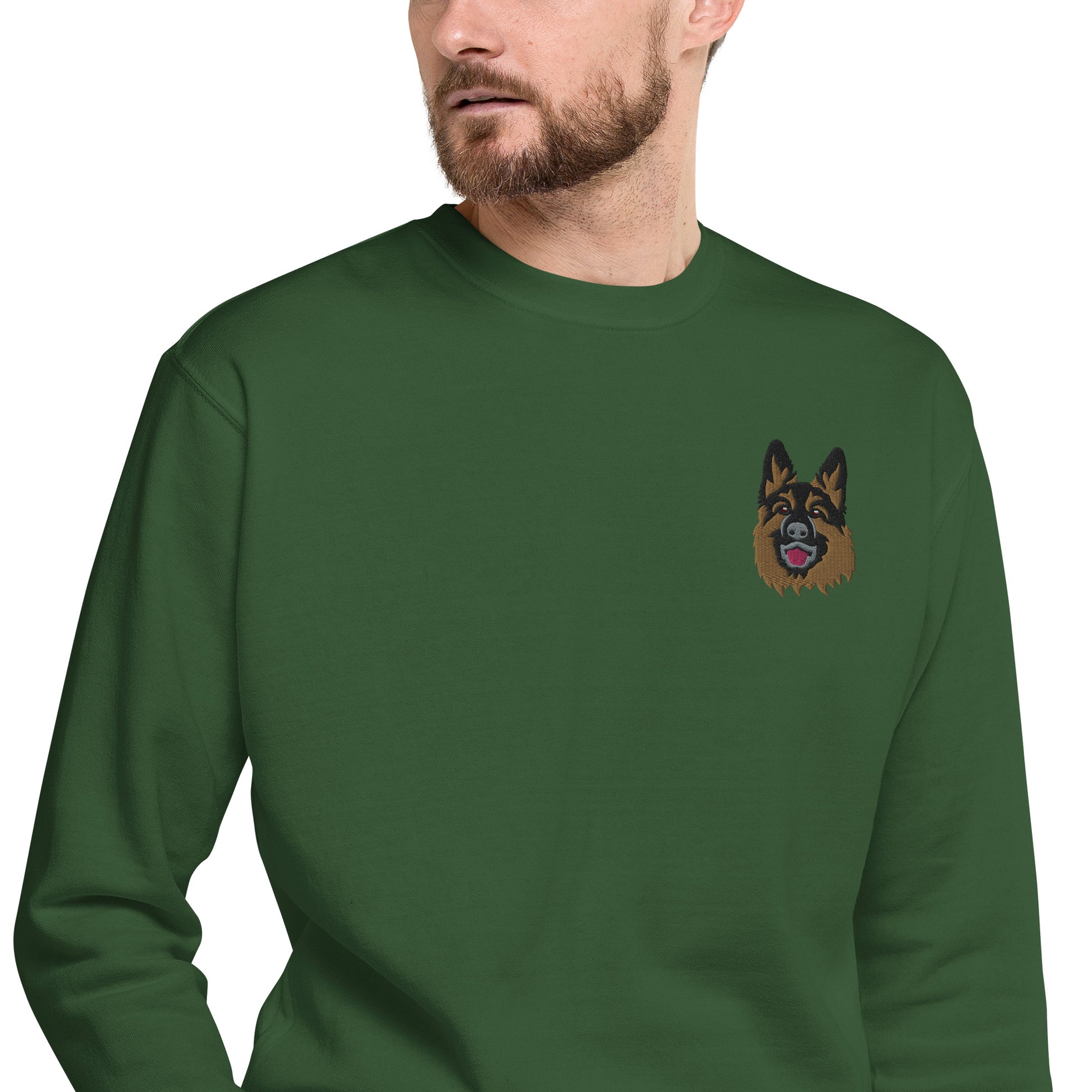 German Shepherd Unisex Premium Sweatshirt.