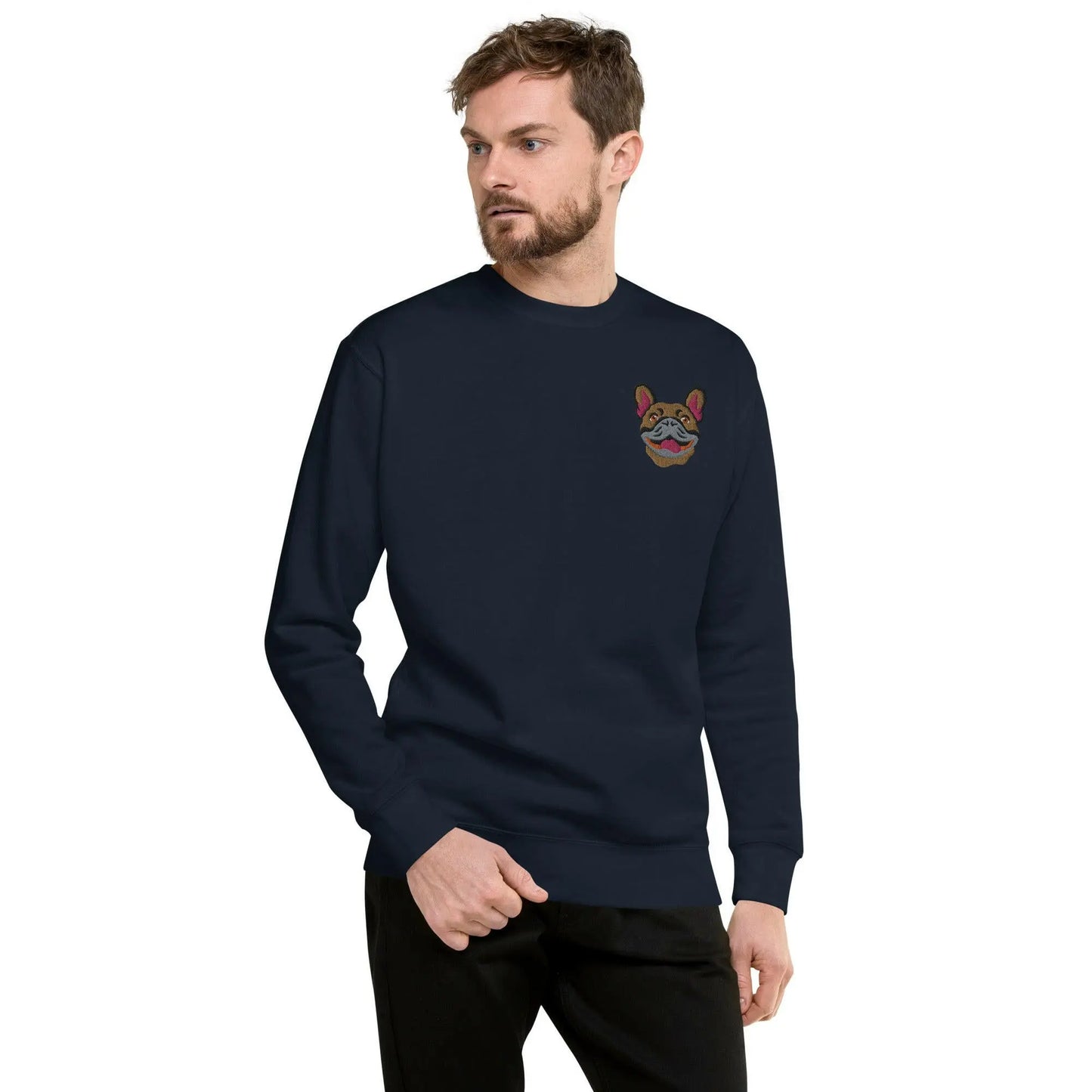 French Bulldog Unisex Premium Sweatshirt.