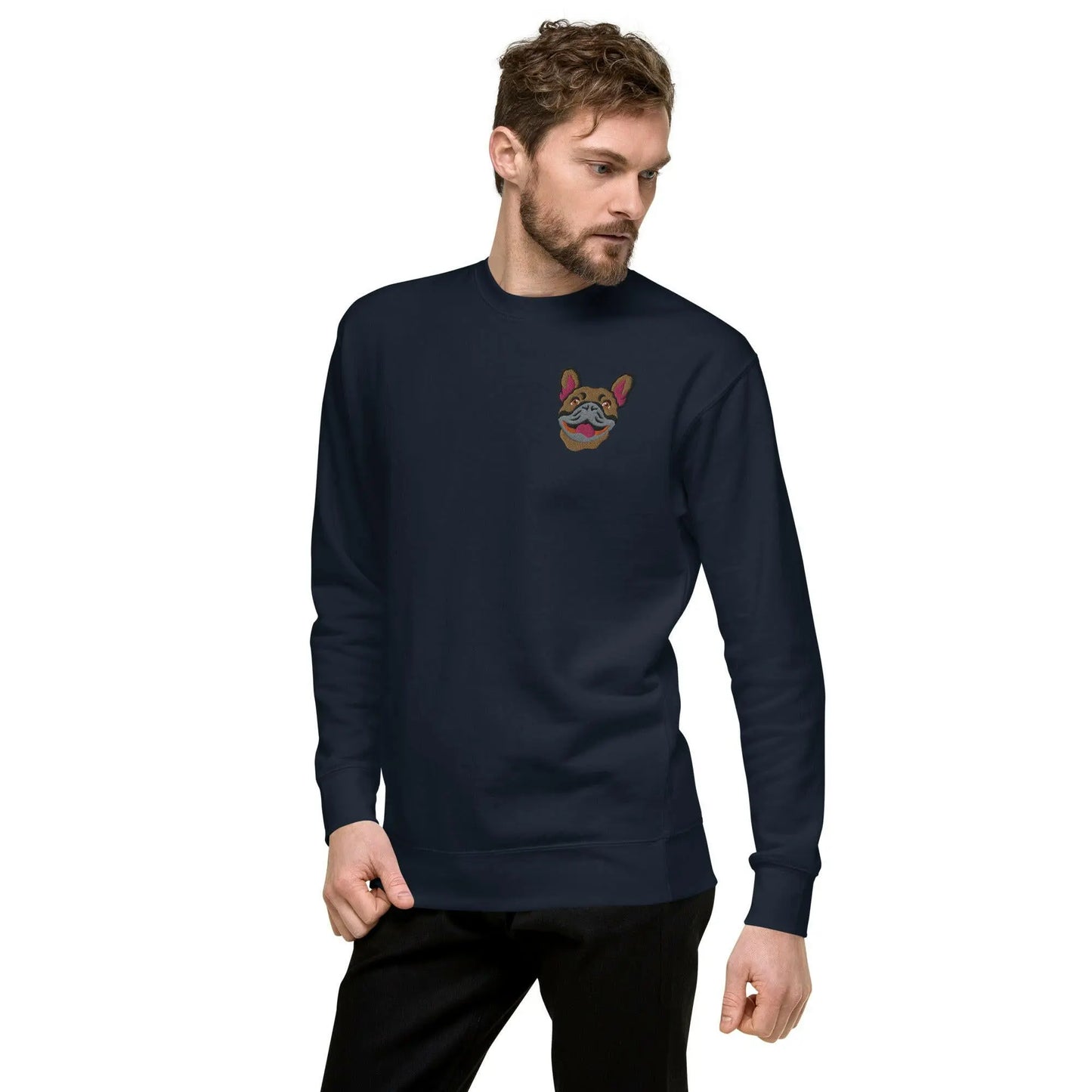 French Bulldog Unisex Premium Sweatshirt.