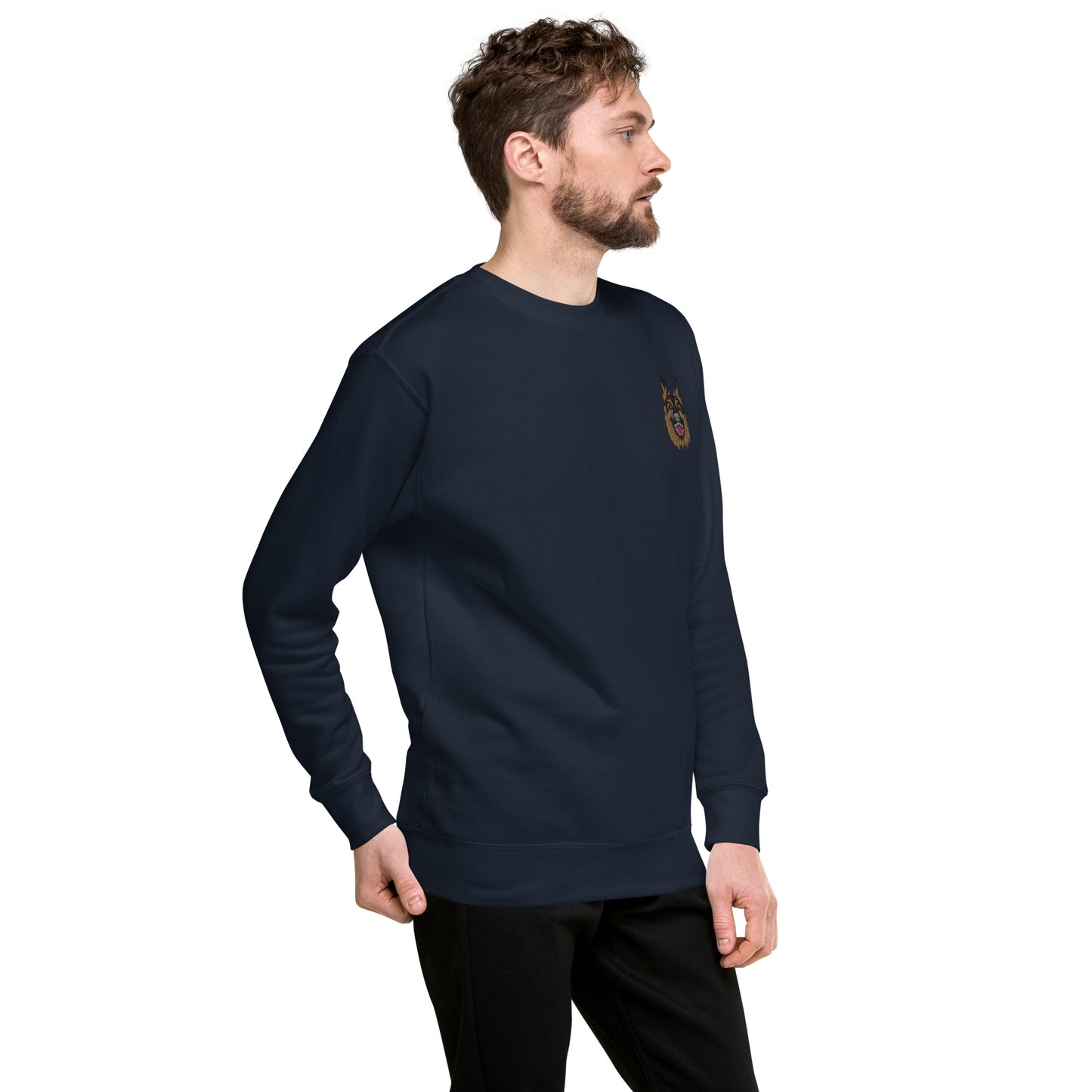 German Shepherd Unisex Premium Sweatshirt.