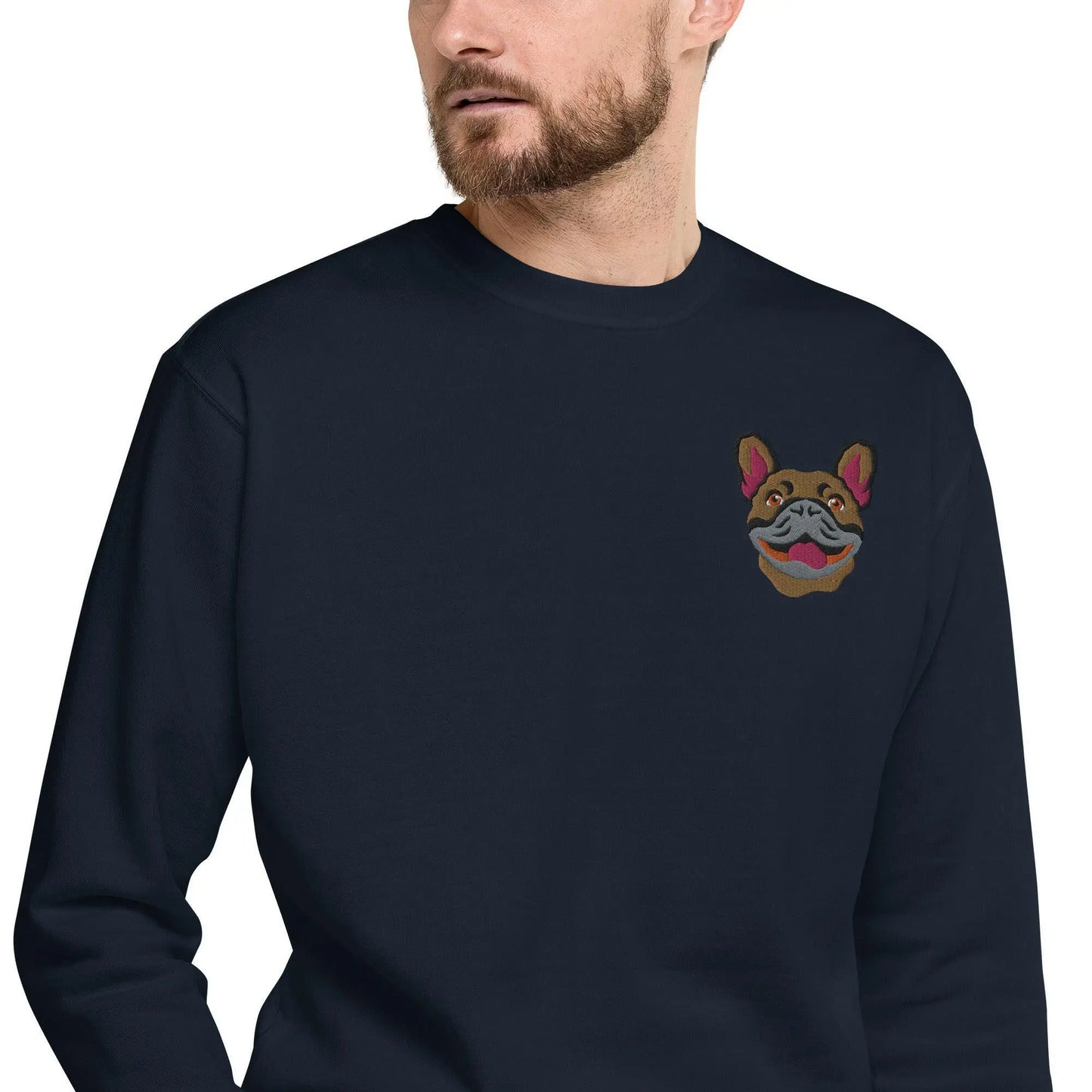 French Bulldog Unisex Premium Sweatshirt.