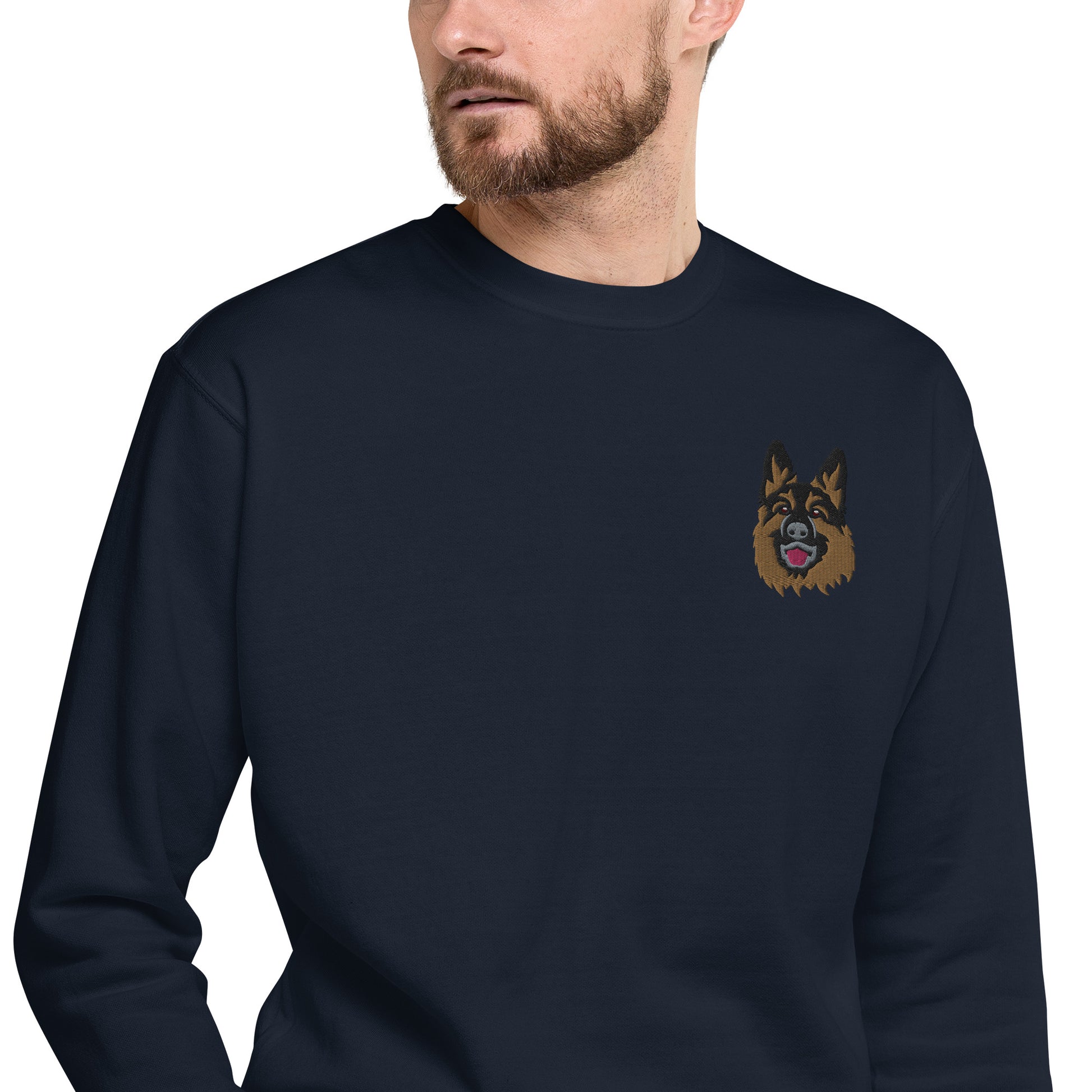 German Shepherd Unisex Premium Sweatshirt.