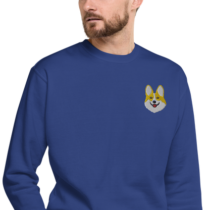 Corgi Smile Unisex Premium Sweatshirt.