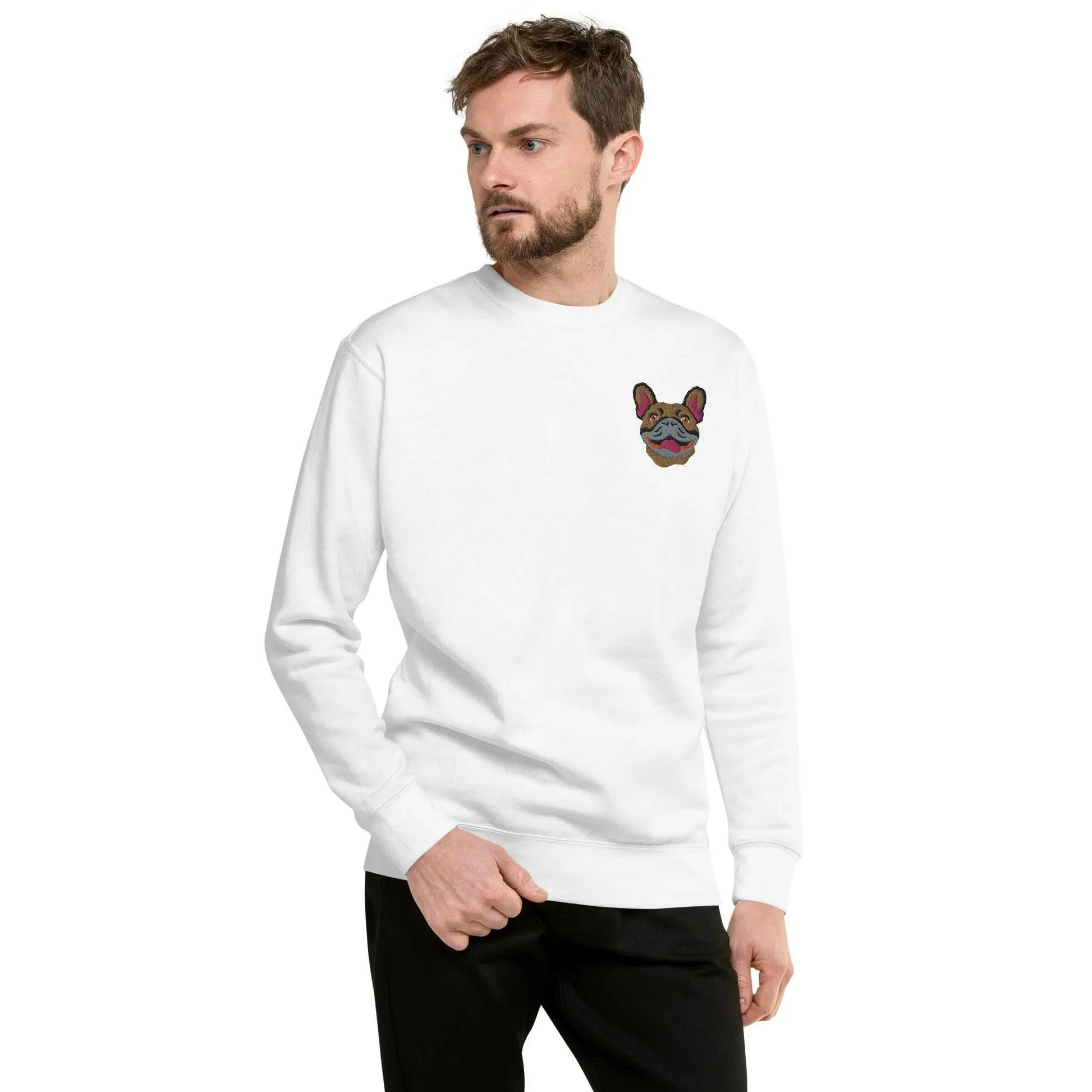 French Bulldog Unisex Premium Sweatshirt.