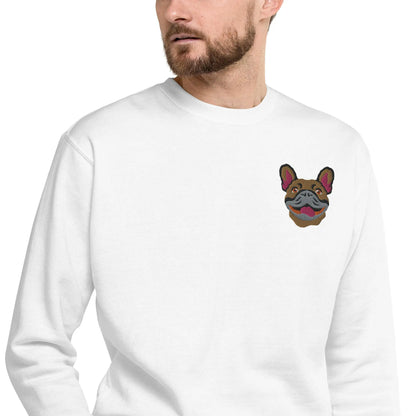 French Bulldog Unisex Premium Sweatshirt.