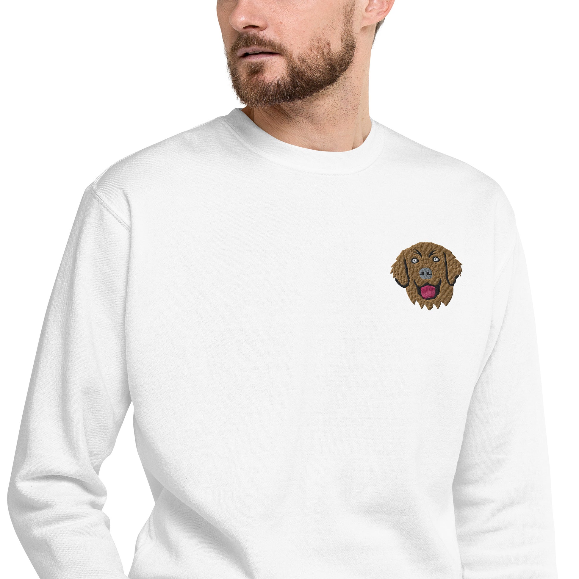 Golden Retriever Unisex Premium Sweatshirt.